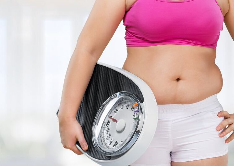 excesso de peso com métodos de perda de peso