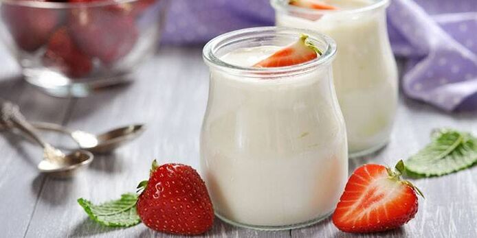 iogurte de morango para emagrecer
