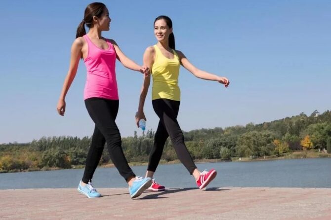 Caminhando para perda de peso