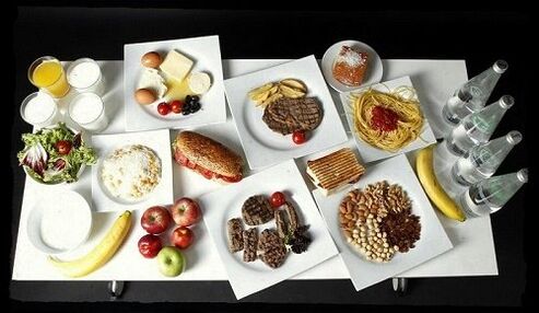 comida de baixa caloria