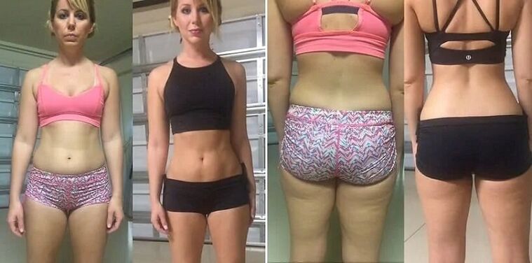 fotos antes e depois de seguir a dieta cetônica