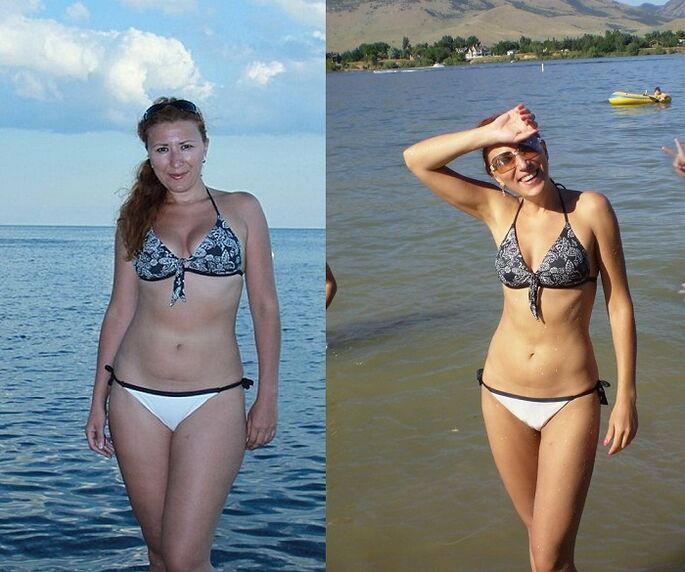 fotos antes e depois da dieta de trigo sarraceno