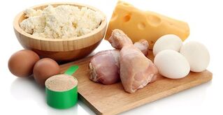 amostra de menu de dieta de proteína para perda de peso